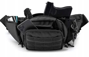 Taktische Taillentaschen Pistole Holster Militär Fanny Pack Schultertaschen für Outdoor - Bild 1 von 13