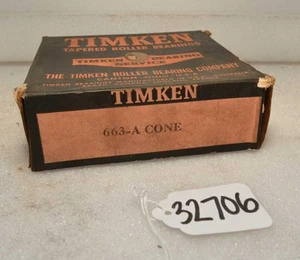 Timken 663A Tapered Roller Bearing (Inv.32706) - Picture 1 of 1