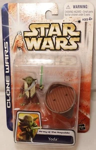 Star Wars Yoda Army of the Republic Clone Wars 2003 Hasbro - Foto 1 di 2