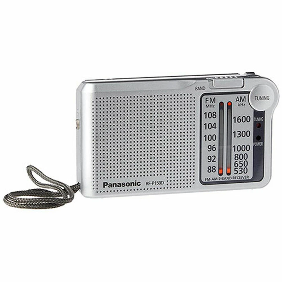 Panasonic RF-P150DEG UKW Taschenradio - Silber