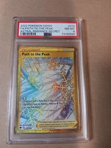Pokémon Astral Radiance - Path to the Peak #213 - Gold Secret Full Art - PSA 8 - Picture 1 of 2