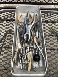 LOT OF 30  VINTAGE DENTIST TOOLS - Picture 1 of 5