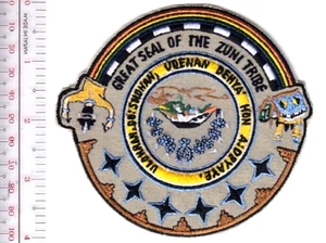 Indianerstammes-Siegel Zuni Stamm ein Volk von Pueblo von New Mexico Indianer - Bild 1 von 1