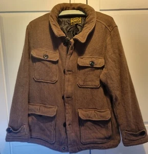 Obey Brown Padded Country Shacket Jacket Medium - Picture 1 of 11
