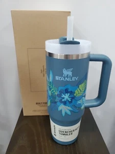 Stanley Quencher H2.0 FlowState Tumbler / 30oz / Color: Blue Spruce Tropic - Picture 1 of 9