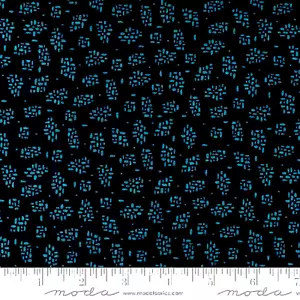 MODA FABRICS #45558 21 "SONGBOOK A NEW PAGE" NAVY BLUE BTY - Picture 1 of 1