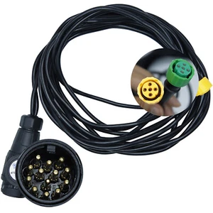 Anhängerkabel Kabelsatz 5m 13 polig Stecker Kabelbaum mit Bajonettverbinder - Bild 1 von 4