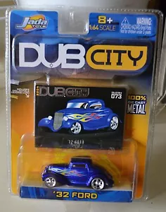 JADA TOYS "DUB CITY" '32 FORD BLUE~ NEW - Picture 1 of 7