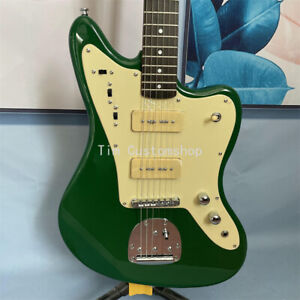 Custom '60 Jazz Master Green Electric Guitar Maple Neck P90s Rosewood Fretboard