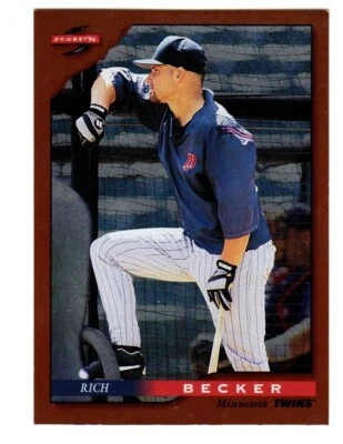 1996 Score DUGOUT COLLECTION #A2 Rich Becker MINNESOTA TWINS - Image 1 of 2