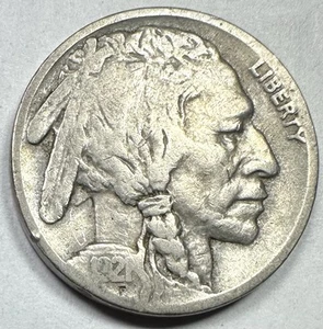 1921 BUFFALO NICKEL. BEAUTIFUL FINE EARLY CIRCULATED COIN! - Picture 1 of 2