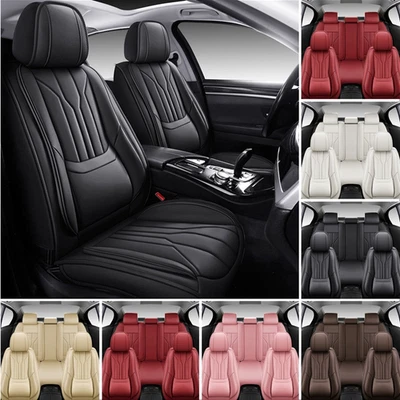 For Volkswagen T-Cross Golf Jetta 5Seat Full Coverage PU Leather Car Seat Covers - Image 1 of 4