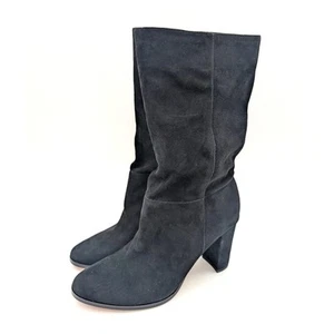 Lauren Ralph Lauren Artizan High Heel Boots Women's Black Size US9.5B EU40 - Picture 1 of 13