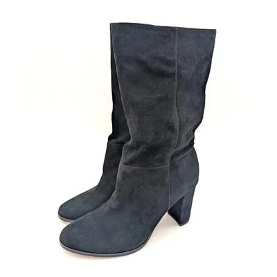 Botas de tacón alto Lauren Ralph Lauren Artizan para mujer negras talla US9.5B EU40 Foto 1 de 4