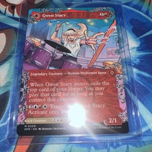 MTG, Gwen Stacy / Ghost-Spider #209, Spider-Man, Non-Foil, NM Borderless, Mythic - Bild 1 von 2