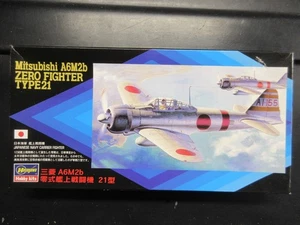 HASEGAWA 1/72 MITSUBISHI A6M2b ZERO TIPO 21 #00001 vintage - Foto 1 di 2