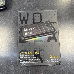 Western Digital WD_BLACK P40 1TB USB-C External SSD (WDBAWY0010BBK-WESN) - Afbeelding 1 van 4