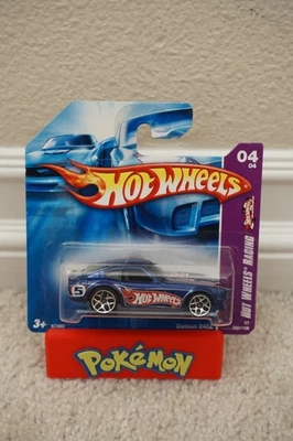 BRAND NEW HOT WHEELS 2007 HOT WHEELS RACING DATSUN 240Z BLUE SHORT CARD RARE - image 1 of 2
