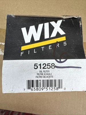 51258 WIX Oil Filter for Pontiac Grand Prix Firebird Am Bonneville GTO LeMans - Image 1 of 4