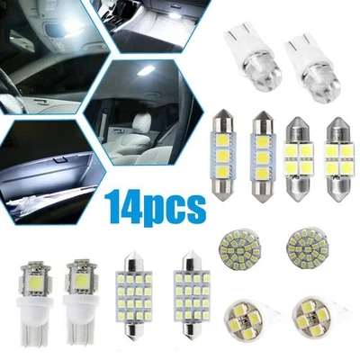 14PCS White LED Interior License Light Package Kit For Chevy Silverado 2000-2006 - Imagem 1 de 4