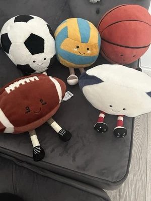 Jellycat Sports Amuseables Bundle x 5 Jellycats BNWT - Image 1 of 4