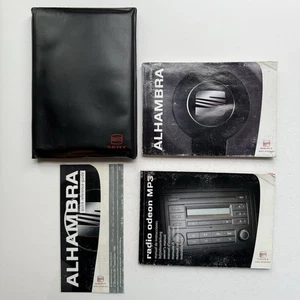 SEAT ALHAMBRA OWNERS MANUAL HANDBOOK 2007 PRINT - WALLET PACK 2004 - 2010 - Picture 1 of 13