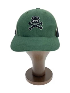 Stussy Mesh Cap Green Polyester 90s Vintage Unisex Baseball Hat - Picture 1 of 7