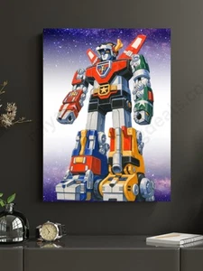 Póster Voltron 18" x 24" dibujos animados programa de televisión impresión clásico retro años 80 pared art déco - Imagen 1 de 3