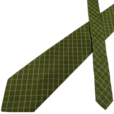 Corbata Femmio Valentino PE verde cheque (impuesto de importación de EE. UU. incluido) Foto 1 de 4