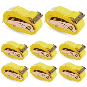 8 Stück E-Track Ratschengurte 2" x 12' x 4.400 Pfund Stärke für Cargo Tie Dow... - Bild 1 von 7