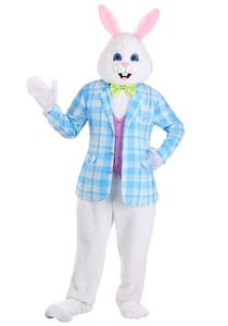 Disfraz de mascota de conejito de Pascua de lujo para adulto - Imagen 1 de 1