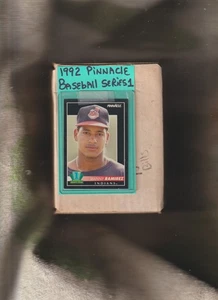 Pinnacle Baseball 1992 cotejado a mano 310 tarjetas serie completa 1 juego con M. Ramirez - Imagen 1 de 1