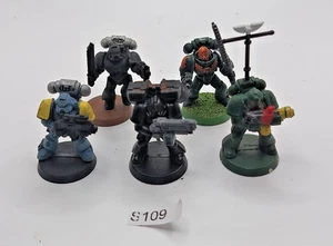 Warhammer 40k Marines Espaciales Primogénitos Escuadrón Táctico x5 Lote de Trabajo Fuera de Stock - Imagen 1 de 1
