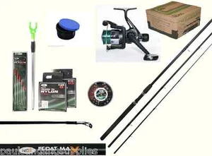 10ft Complete Beginners Float Fishing Outfit Set Kit Rod Reel Rest Shot Tackle - Picture 1 of 1