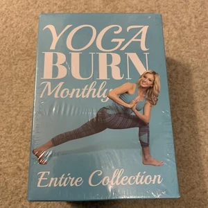 Yoga Burn Monthly Entire Collection 6 Disc DVD Complete Set Instruction NEW - Picture 1 of 6