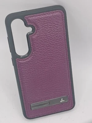 Funda Metro Snakehive Galaxy S24 PLUS Cuero Genuino Soporte para Teléfono Púrpura Real  Foto 1 de 2