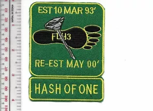 Hash House Harriers HHH Virginia Fort Lee H3 Hash House Perrera Hash of One 3.75 - Imagen 1 de 1