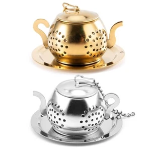 Kitchenware Teapot Shaped Tea Infusers Reusable Tea Diffuser Tea Filter Tea Tool - Picture 1 of 9