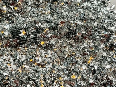 Copos de brillo metálico ultra fino "Silver Bells" Foto 1 de 3