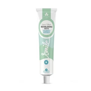 💚 Ben & Anna Natural White with Fluoride Toothpaste Tube 75ml - Picture 1 of 1