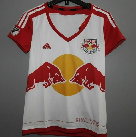 MLS New York Red Bulls Adidas Soccer Jersey New Womens Sizes Cover