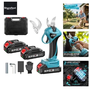 Elektrische Gartenschere mit Akku, 33mm Akku-Astschere mit bürstenlosem Motor... - Bild 1 von 10