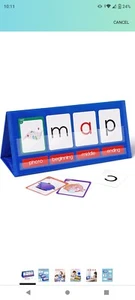 CVC Words Match Cards - Word Building Desktop Pocket Chart Tent Cards Kit, New - Bild 1 von 5