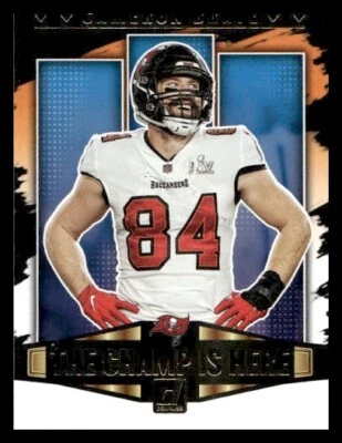 2021 Donruss #CIH-7 Cameron Brate Tampa Bay Buccaneers - Image 1 of 2