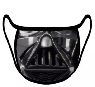 DISNEY STORE EXCLUSIVE STAR WARS DARTH VADER FACE MASK YOUTH MEDIUM M/M New - Image 1 of 4