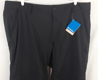 Pantalón largo Columbia clásico convertible utilitario Ridge negro plateado 24W para mujer Foto 1 de 4