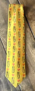 Vintage Gianni Versace Gold/Yellow Multicolored Baroque Medusa Print Silk Tie IT - Picture 1 of 12
