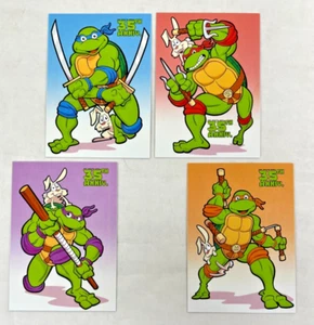 PROMO CARD SET: TEENAGE MUTANT NINJA TURTLES 35th ANNIV. (by mhoponhop 2022) - Picture 1 of 3