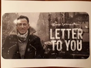 Magnet Magnet The Boss Bruce Springsteen Letter to you - Bild 1 von 1