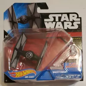 Star Wars Hot Wheels Spaceships: First Order Tie Fighter (negro y gris) Nuevo en caja - Imagen 1 de 2